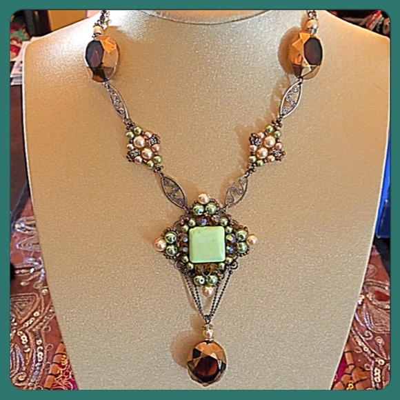 Vintage Jewelry - ✨VTG Handmade Victorian Style Necklace✨